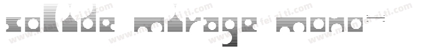 solide mirage mono字体转换